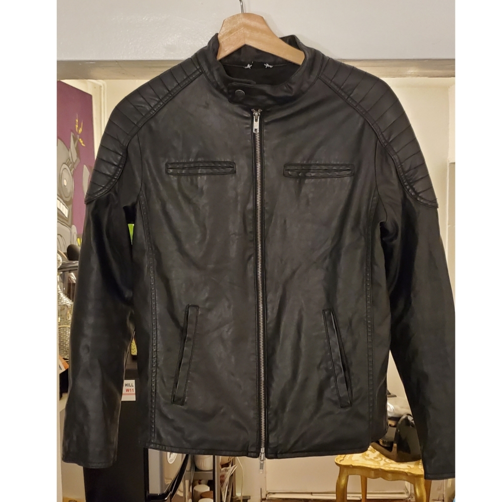 Faux leather jacket